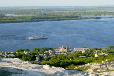 Вольск с высоты птичьего полета